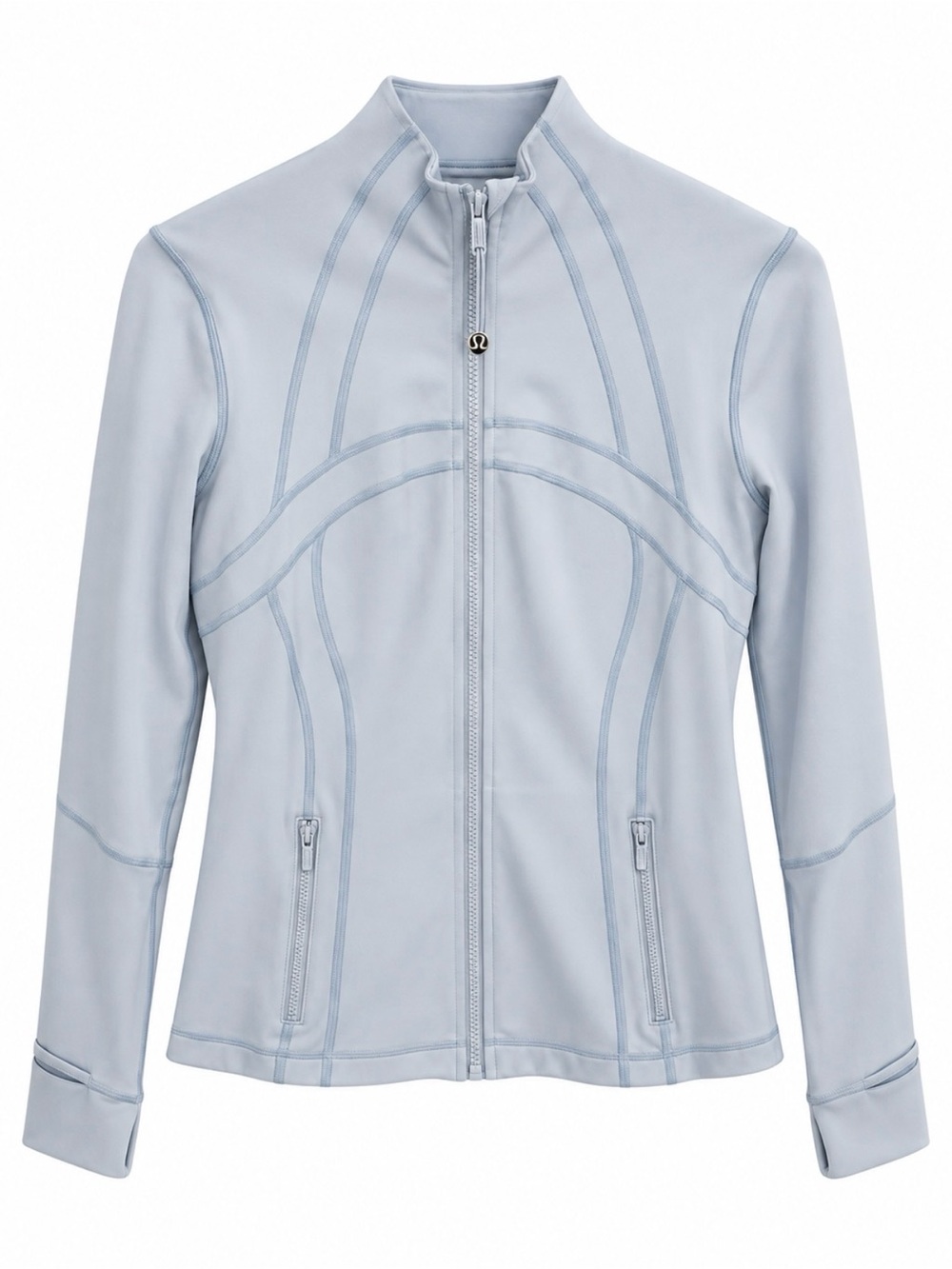lululemon athletica Pale Blue Full-Zip Jacket